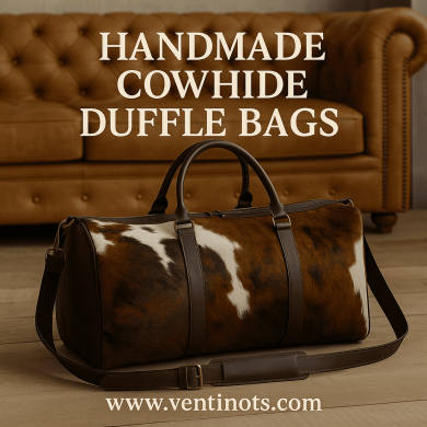 If you’re searching for cowhide leather goods on Amazon that combine authentic style, durability, and handmade quality, you’ve found the right brand. At Ventinots, based in Austin, Texas, we specialize in creating beautiful, practical cowhide products that stand the test of time — and we’re proud to offer them directly to you on Amazon USA.