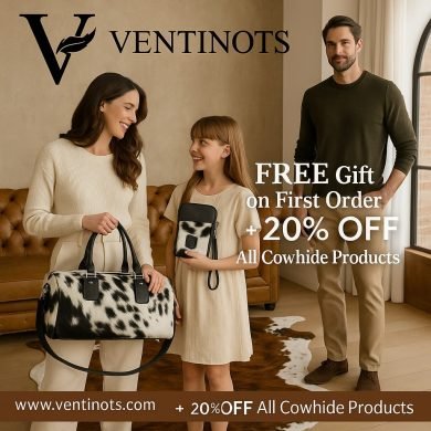 unique cowhide decor Etsy